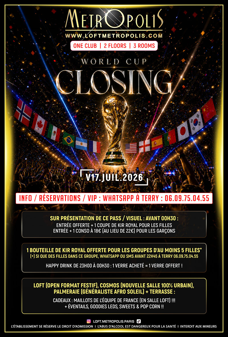 WORLD CUP CLOSING (Verso)