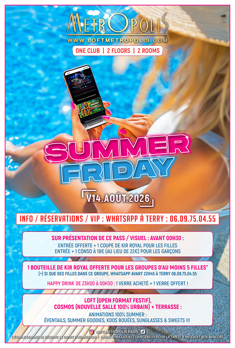 SUMMER FRIDAY (Verso)