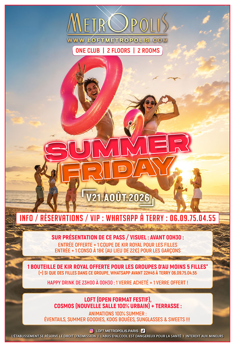 SUMMER FRIDAY (Verso)