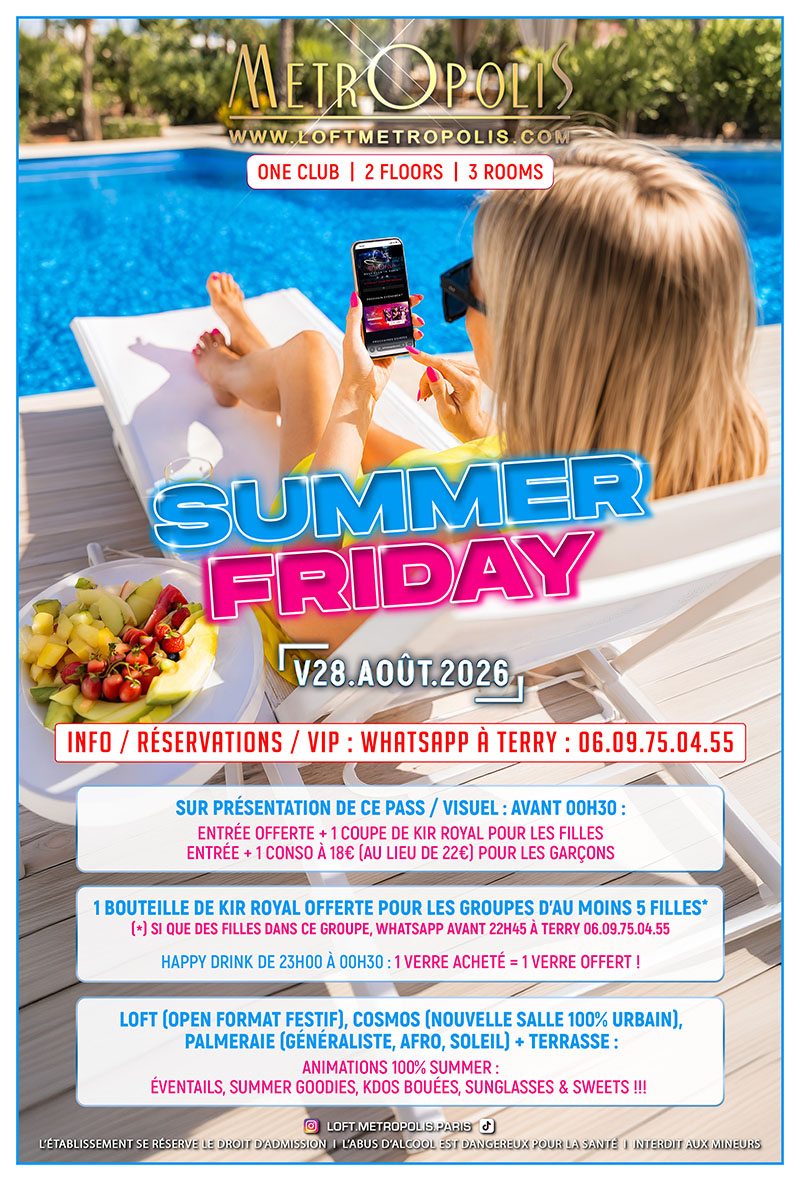 SUMMER FRIDAY (Verso)