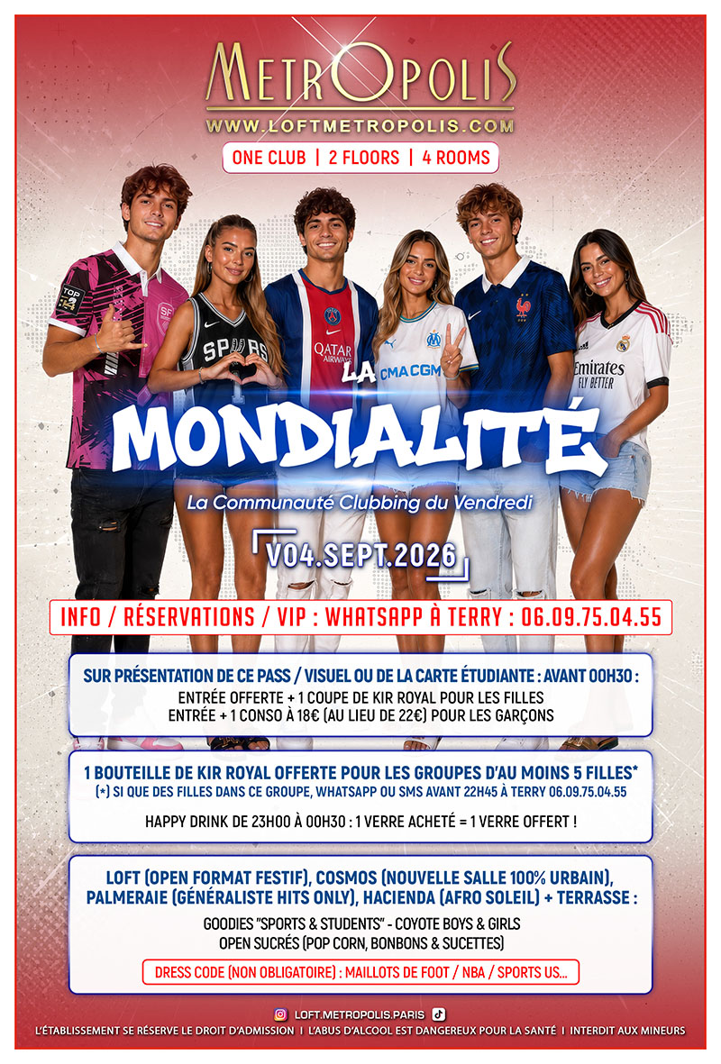 LA MONDIALITÉ (Verso)