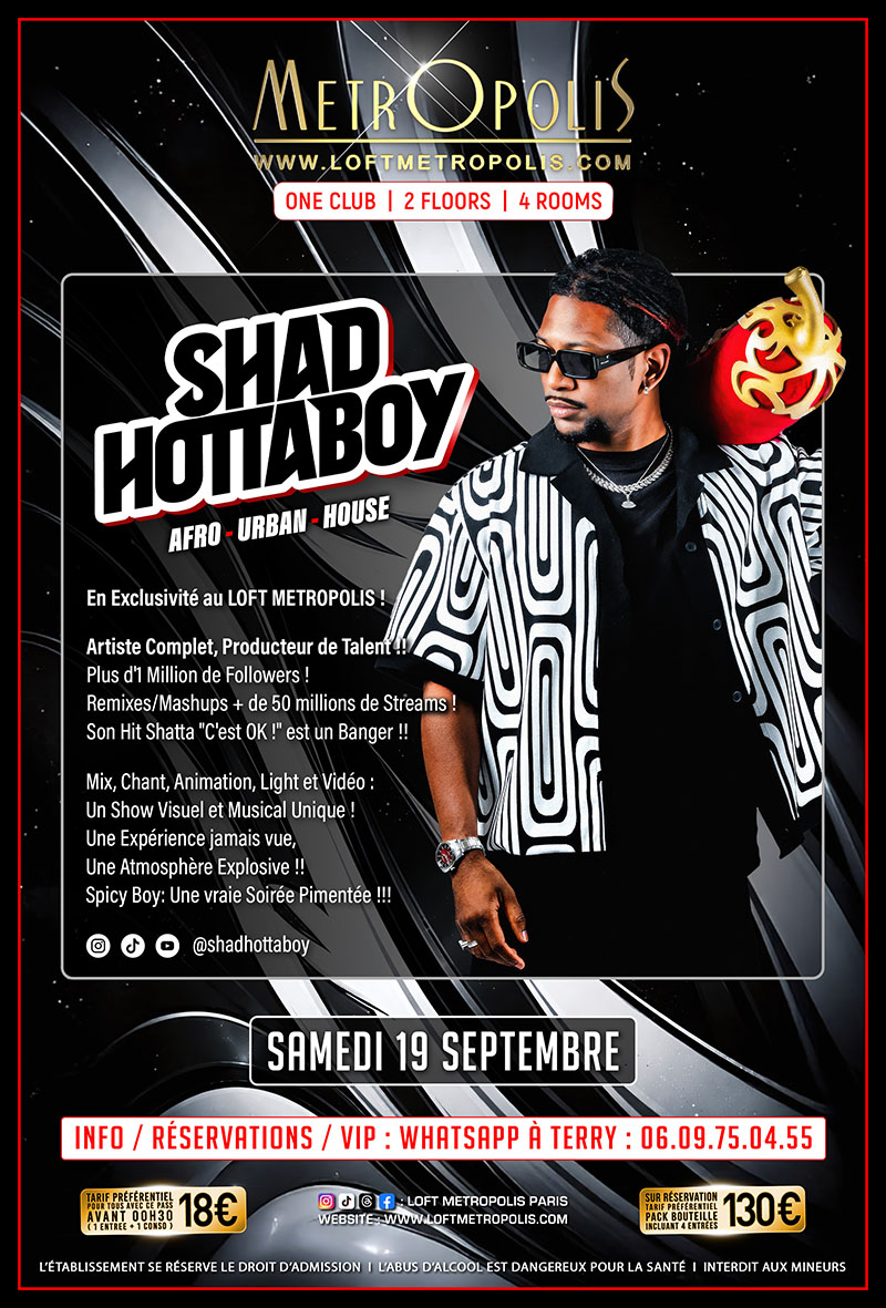 SHAD HOTTABOY en Exclu ! (Verso)