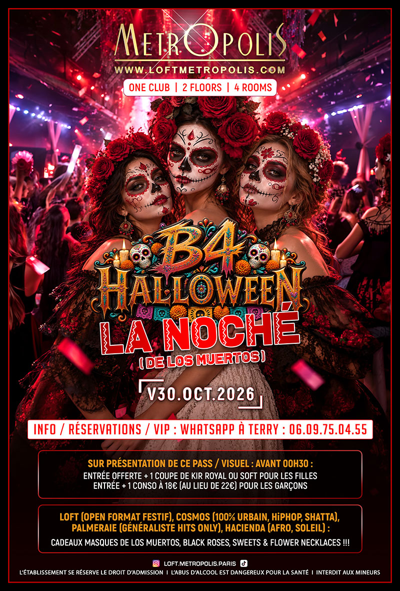 B4 HALLOWEEN : LA NOCHÉ (Verso)