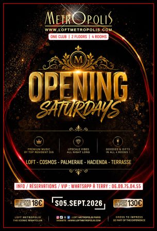 OPENING SATURDAYS 05/09/26